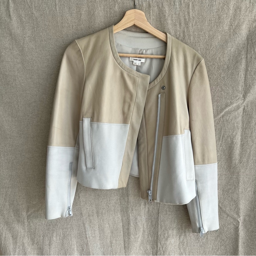 Helmut Lang Lamb Leather Women's Blazer